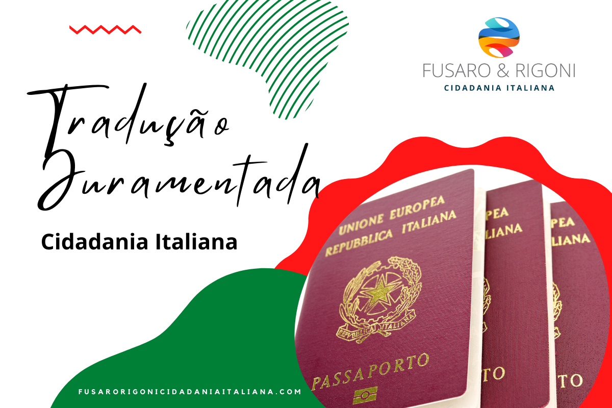 Cidadania italiana - Tradução Juramentada